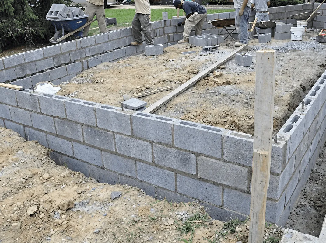 Professionals building a foundation with blocks in Fort Lauderdale, FL